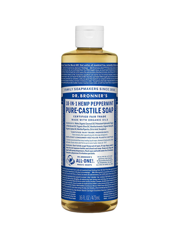 Picture of Peppermint Pure-Castile Liquid Soap - 473 ml