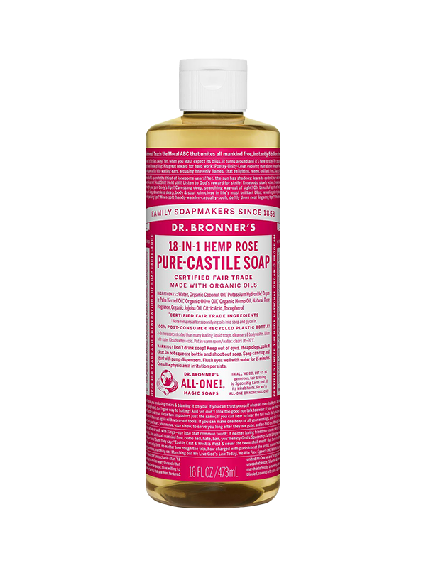 Picture of Rose Pure-Castile Liquid Soap - 473 ml