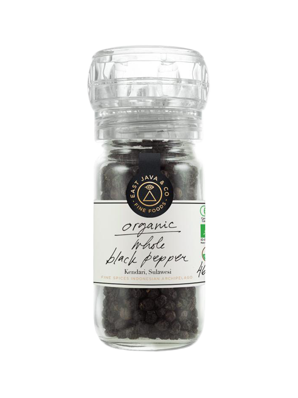 Picture of Organic Whole Black Pepper Mill - 46 g