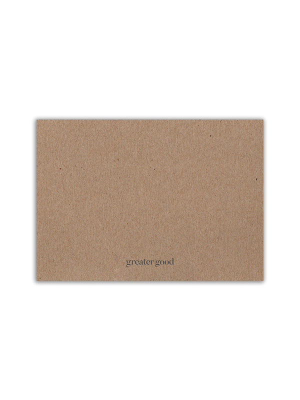 Picture of Kraft Paper Greeting Card