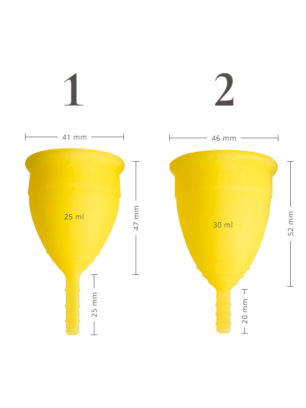 Picture of Menstrual Cup in Yellow