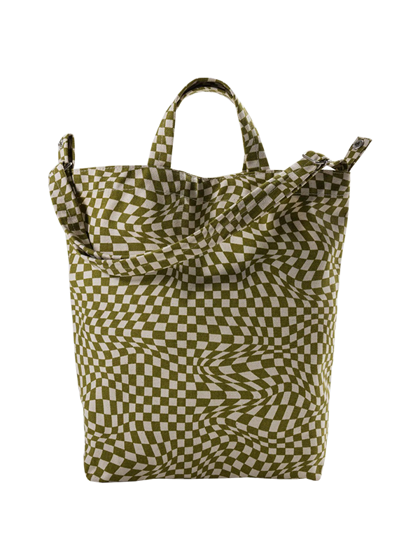 Picture of Duck Bag in Moss Trippy Checker