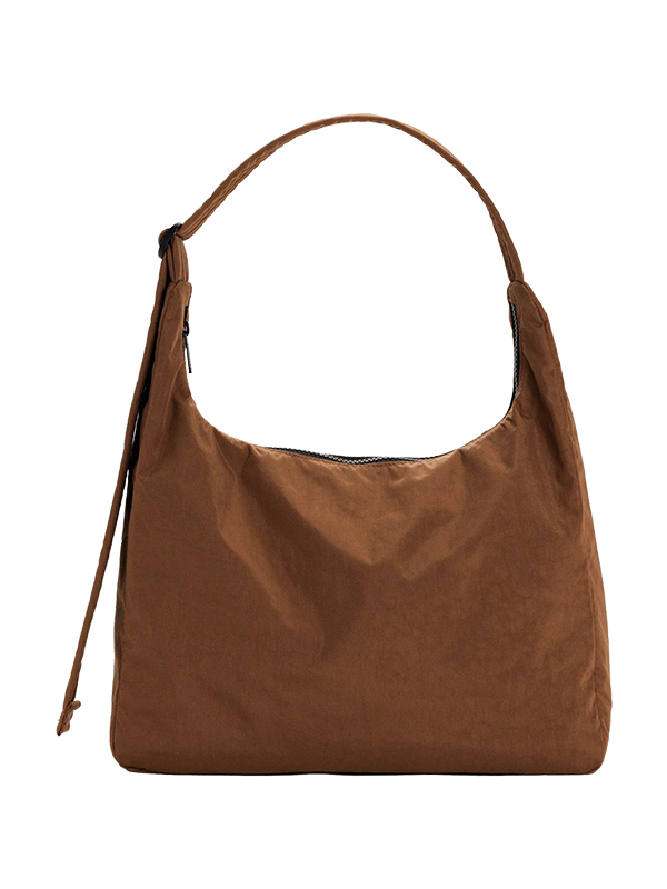 Picture of Nylon Shoulder Bag in Brown