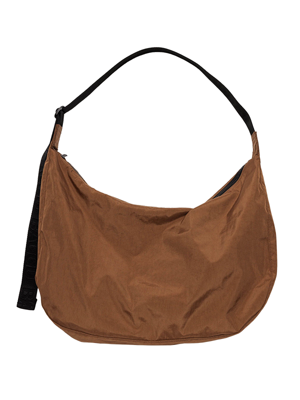 Picture of Large Nylon Crescent Bag ini Brown