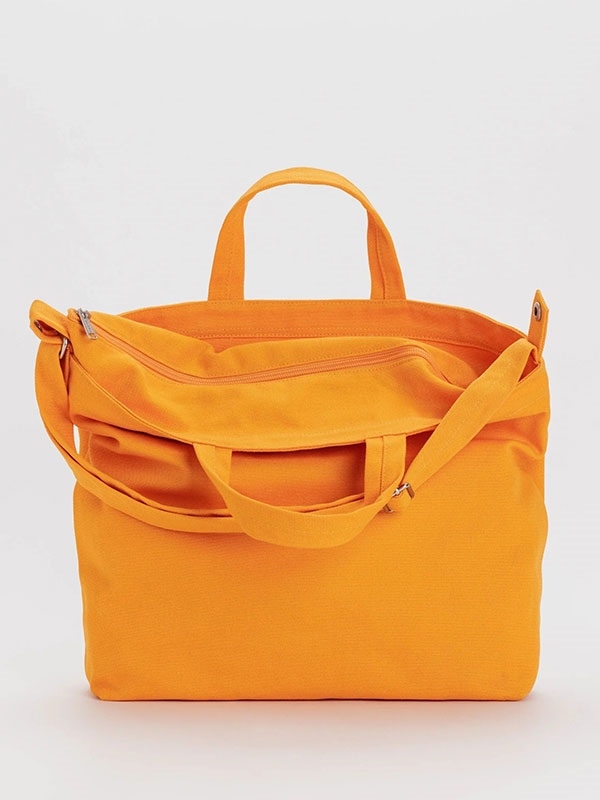Picture of Horizontal Zip Duck Bag in Tangerine