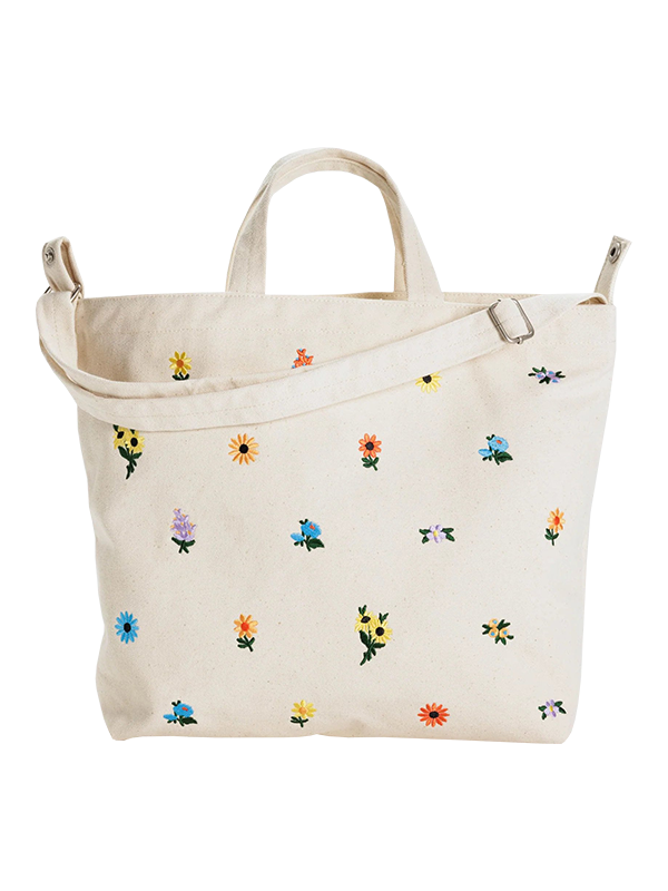 Picture of Horizontal Zip Duck Bag in Embroidered Ditsy Floral